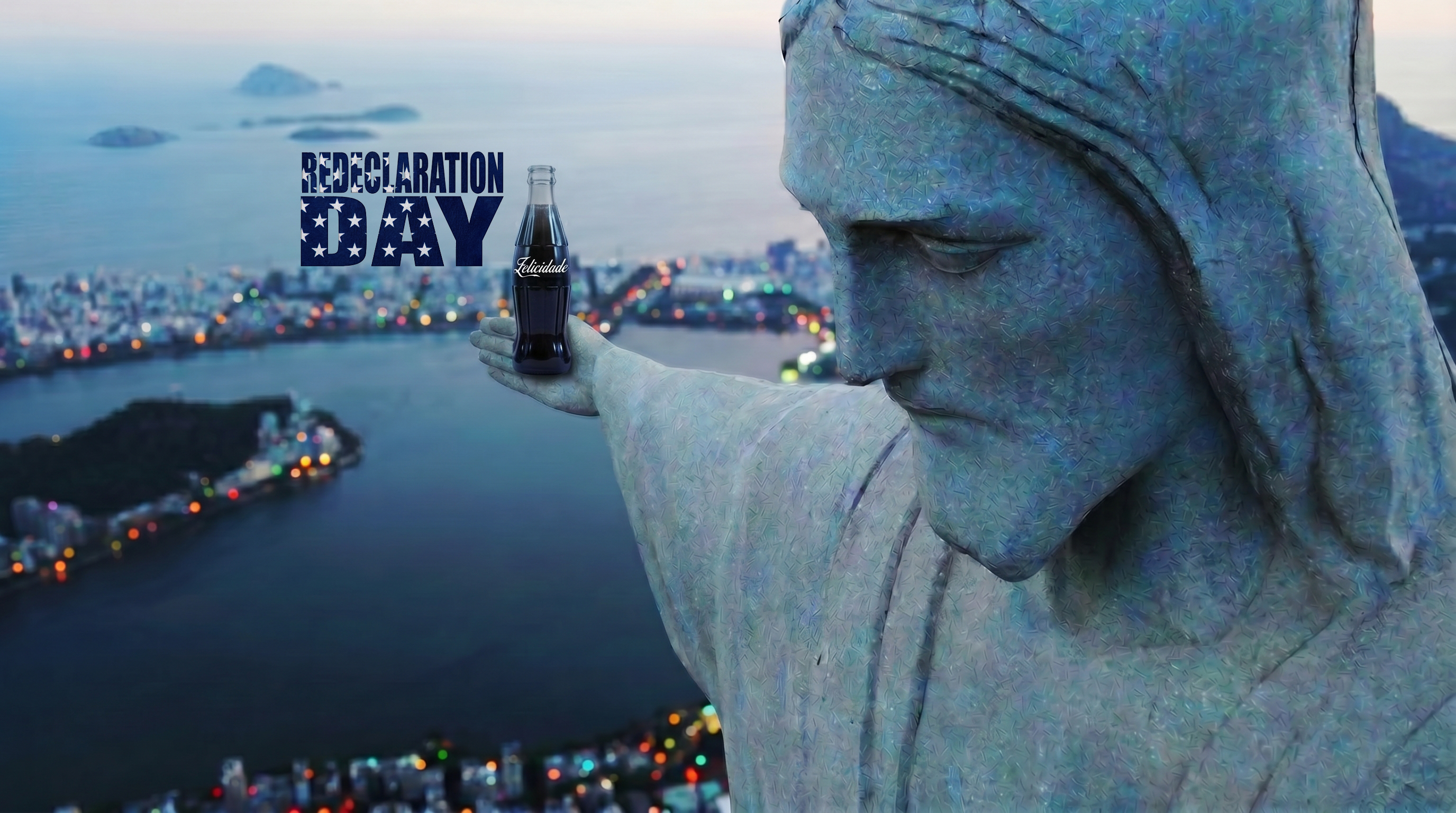 Cristo Redentor — Happiness bottle — Rio de Janeiro